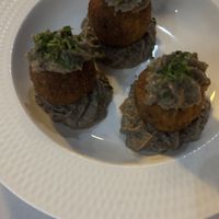 Mushroom arancini delicious   at Funghi E Tartufo in Melbourne