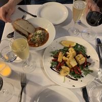 Polpette & calamari   at Funghi E Tartufo in Melbourne