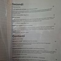 Menu Nov 2025 at Funghi E Tartufo in Melbourne