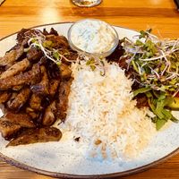 Super tasty seitan gyros   at Haus Linden Hotel Restaurant in Prerow