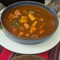 Tempeh Pepián at Las Chinitas in Panajachel