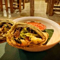 Oh mushroom lentil dosa  at Cantine Indienne in Palolem