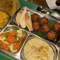 South indian falafel   at Cantine Indienne in Palolem