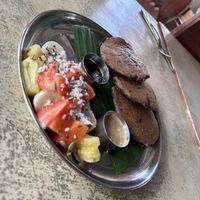 Ragi pancakes   at Cantine Indienne in Palolem