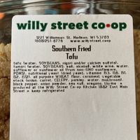 This was cold in to go cooler and was so dang good Perfectly breaded and delicious   at Williamson Street Co-op in Madison