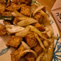 salt and pepper tofu at Vegan Green Kitchen in Manchester