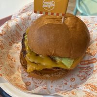 the Neat burger   at Neat - Victoria in South West London