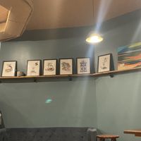 Part of the interior   at CafeNation in Boston