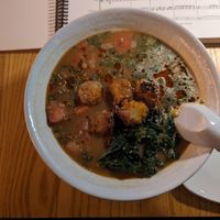 Spicy vegan miso at Momosan Morimoto in Boston