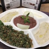 Vegan Plater  at Shiraz Shawarma in Sao Paulo