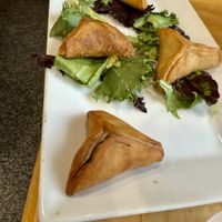 Spinach pies with no cheese  at Sticks and Stones in Walpole