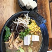 Yasai: made vegan by substituting regular noodles to rice noodles.  at Soup Shack in Cambridge