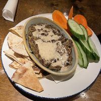 Baba ganoush made vegan  at Market Garden Brewery in Cleveland