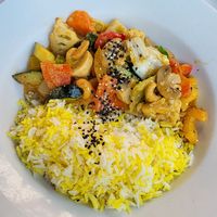 Tofu-Korma-Curry at Spandau Projekt in Hannover