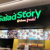 Logo at Salad Story in Gdansk