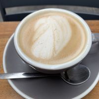 Cortado con leche de avena  at LUWAK in Gran Canaria
