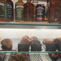 Wide selection of croissants at Caffe Tripoli in Matera