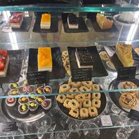 Vegan cakes and cookies at Caffe Tripoli in Matera