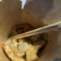 Thai tofu w ricee  at ChopChop in Taeby