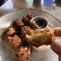 Ulu hush puppies  at Magics Beach Grill in Kailua Kona