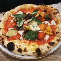 Pizza Vegano at Napoli72H in Aachen