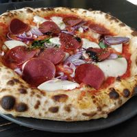 Pizza of the month: Salami Vegano (June 2023)  at Napoli72H in Aachen
