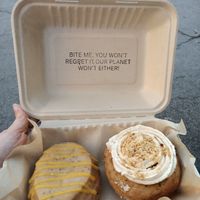 Packaging at Areca Bakery in Barcelona