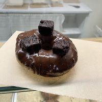 Brownie donut  at Areca Bakery in Barcelona