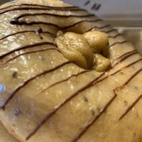 Cookie dough doughnut   at Areca Bakery in Barcelona