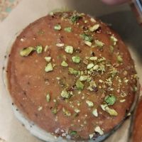 Donut pistacho at Areca Bakery in Barcelona