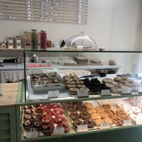 Donuts  at Areca Bakery in Barcelona