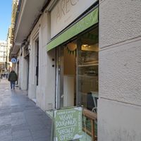Exterior at Areca Bakery in Barcelona