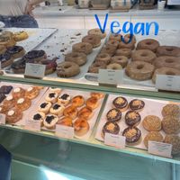 Donuts  at Areca Bakery in Barcelona