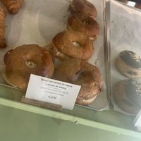 Savoury donuts   at Areca Bakery in Barcelona
