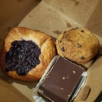 Danish, cookies and Nanaimo bar at Keepin it Vegan  in Ottawa