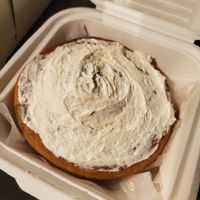 Cinnamon roll at Keepin it Vegan  in Ottawa