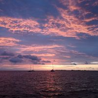 Sunsets at Underwater Vision at Underwater Vision in Utila
