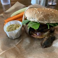 Portobello burger at Grilla Bites in Snohomish