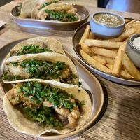 Enoki tacos  at Saint John Craft Beer Bar in Launceston