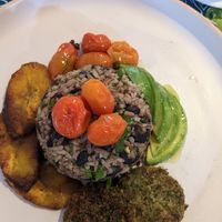 Desayuno tipico at Monstera Deliciosa Café in San Ramon