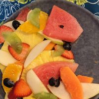 Plato de frutas at Monstera Deliciosa Café in San Ramon