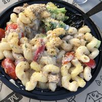 Vegan Delight bowl - enough for two people!  at I Heart Mac & Cheese in Deer Park