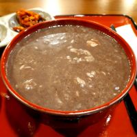 soup.. red bean and rice at Yeonhui Danpotjuk in Seoul
