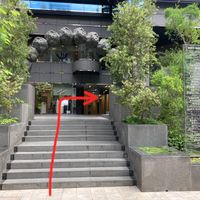 Go up here then INSIDE the office building on the right at Melbourne Coffee in Osaka