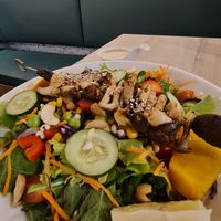 Teriyaki mushroom salad at Salad Factory in Bangkok