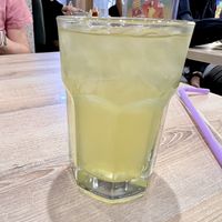 Green tea (iced) refillable   at Salad Factory in Bangkok