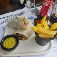 Falafel roll at Cozy Alanya in Alanya