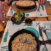 Carbonara en lasagne at Cozy Alanya in Alanya