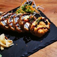 Tempurarolls (unfortunately with creamcheese) at Taumi in Buehl