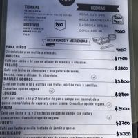 carta  at Logros Café in Jujuy